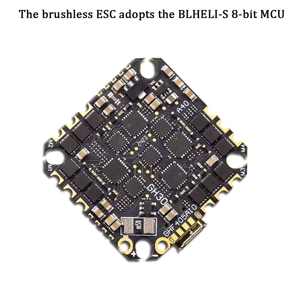 JHEMCU GHF405AIO-HD 40A AIO Fl - огляд і ціна Drone Racing Flight Controller