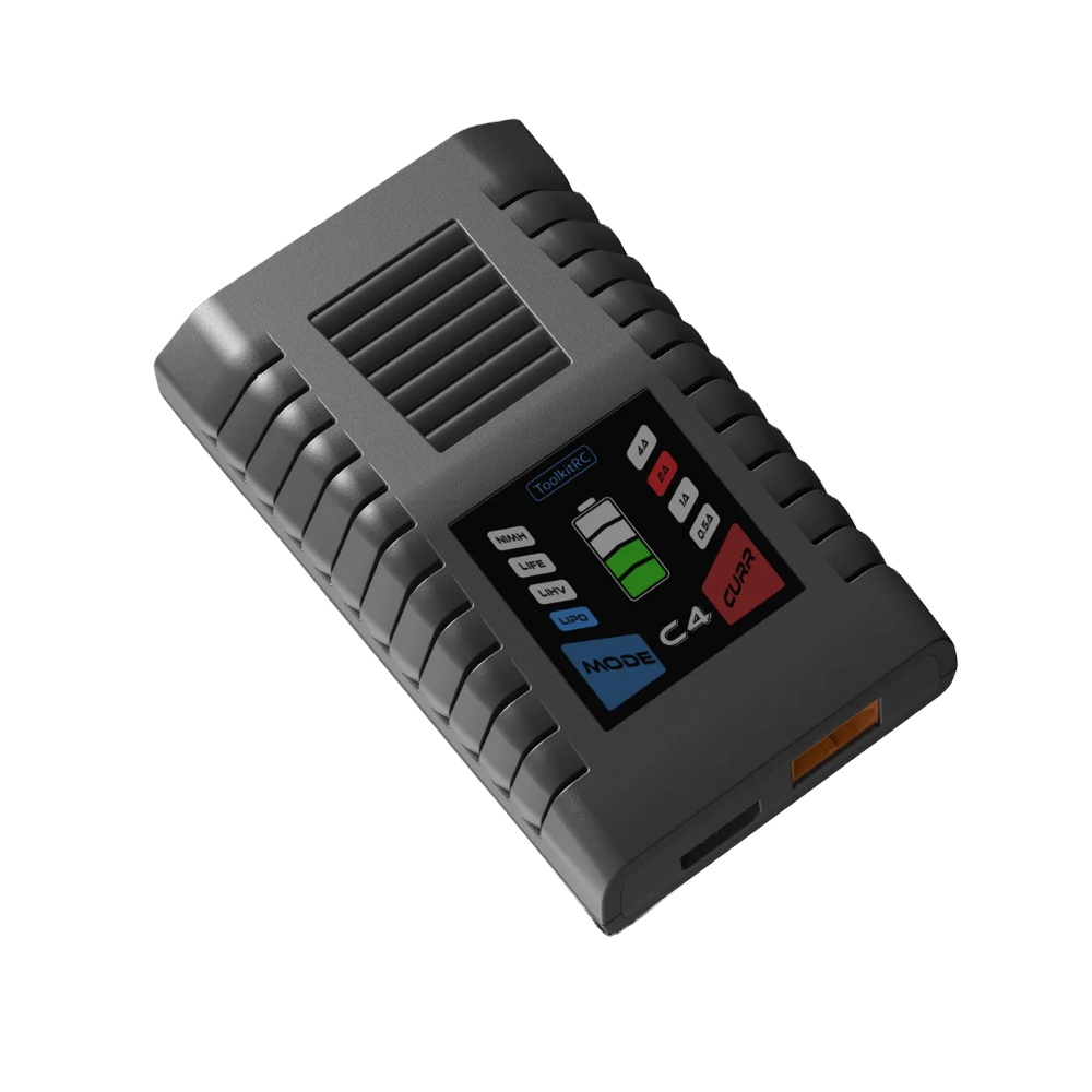 ToolkitRC C4 50W 5A AC Charger - огляд і ціна Drone Racing Charger
