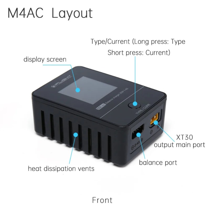 IFlight M4 AC 30W 2.5A Smart B - огляд і ціна Drone Racing Charger