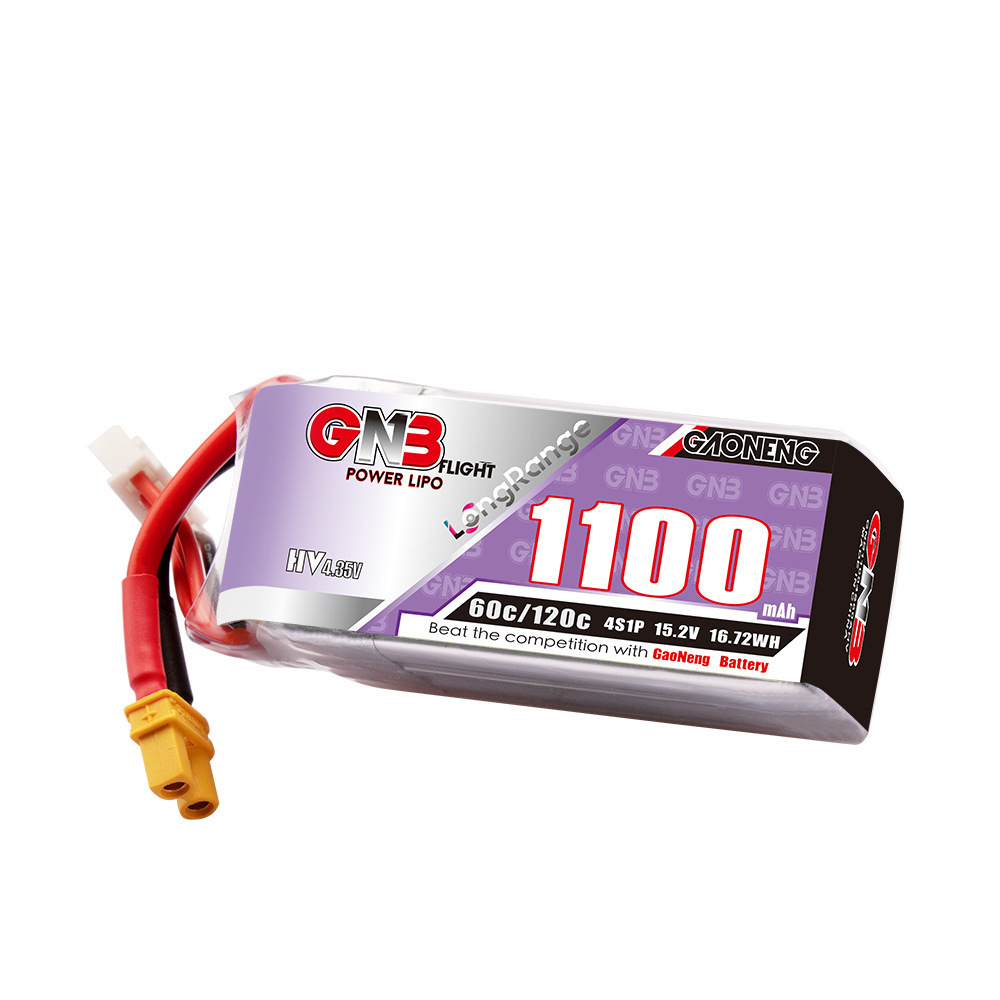 GNB 4S 1100mAh 60C/120C HV Lip - огляд і ціна Drone Racing Battery