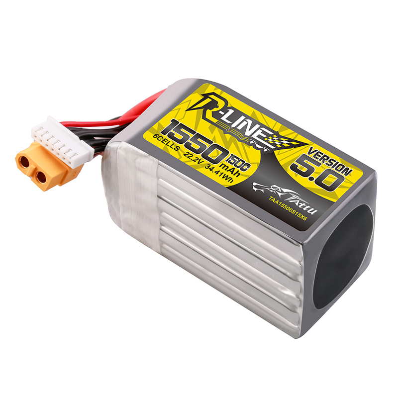 TATTU-R-LINE 5.0 22.2V 1550mAh - огляд і ціна Drone Racing Battery