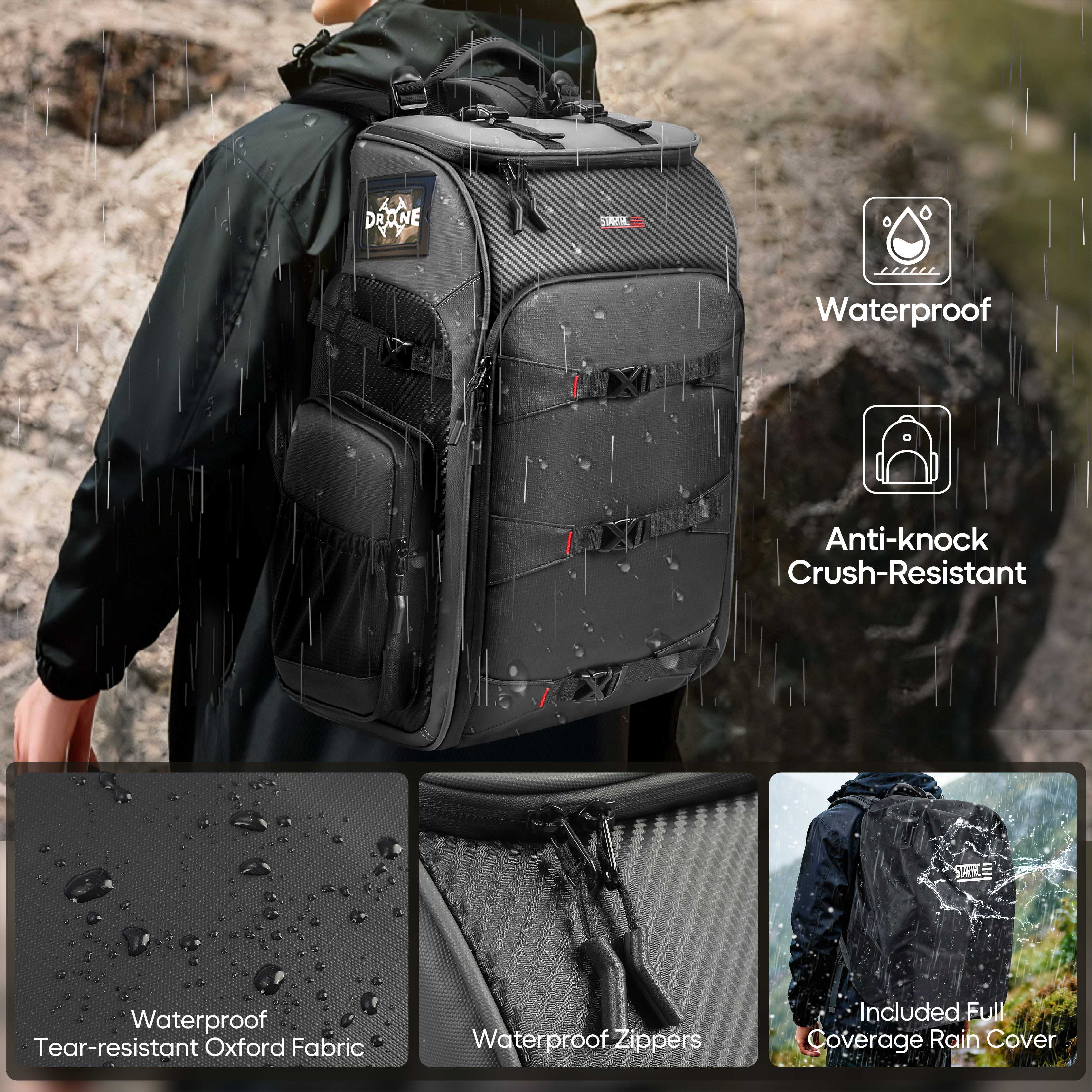 FPV Drone Backpack 40L Profess - огляд і ціна Drone Racing Goggles