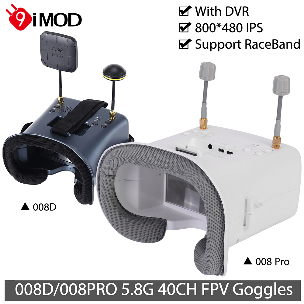 9IMOD 5.8G FPV VR Goggles 008D - огляд і ціна Drone Racing Goggles