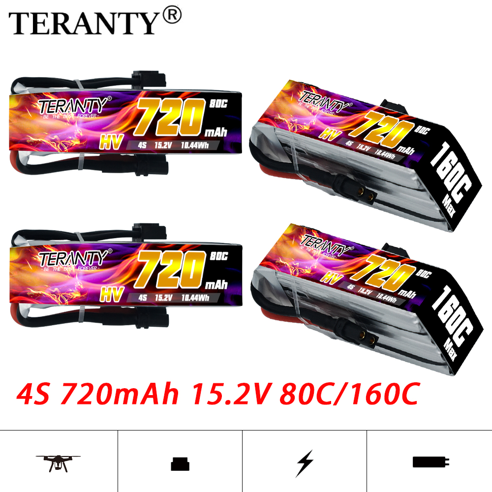 TERANTY 720mAh 4S 15.2V HV Lip - огляд і ціна Drone Racing Battery