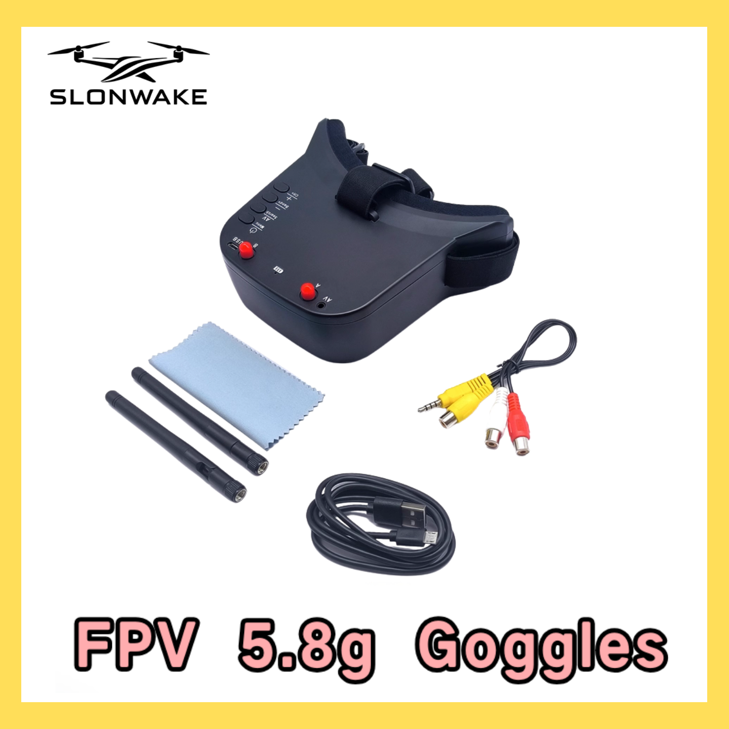 SLONWAKE 5.8G 48CH FPV 400mw V - огляд і ціна Drone Racing Transmitter