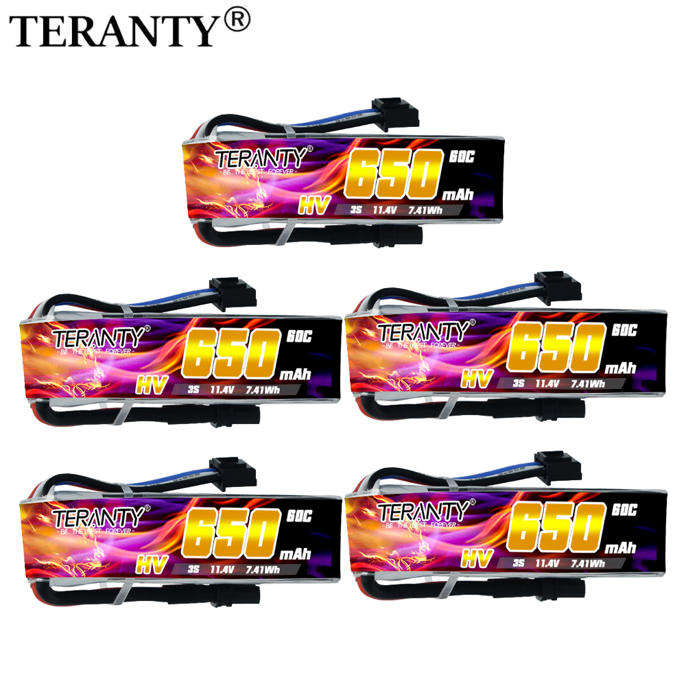1/2/5/8pcs TERANTY 650mAh 3S 1 - огляд і ціна Drone Racing Battery
