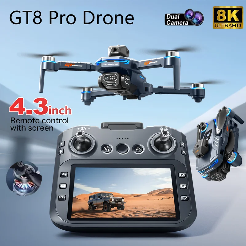 2026 New GT8 Drone GPS 8K Prof - огляд і ціна Drone Racing Camera