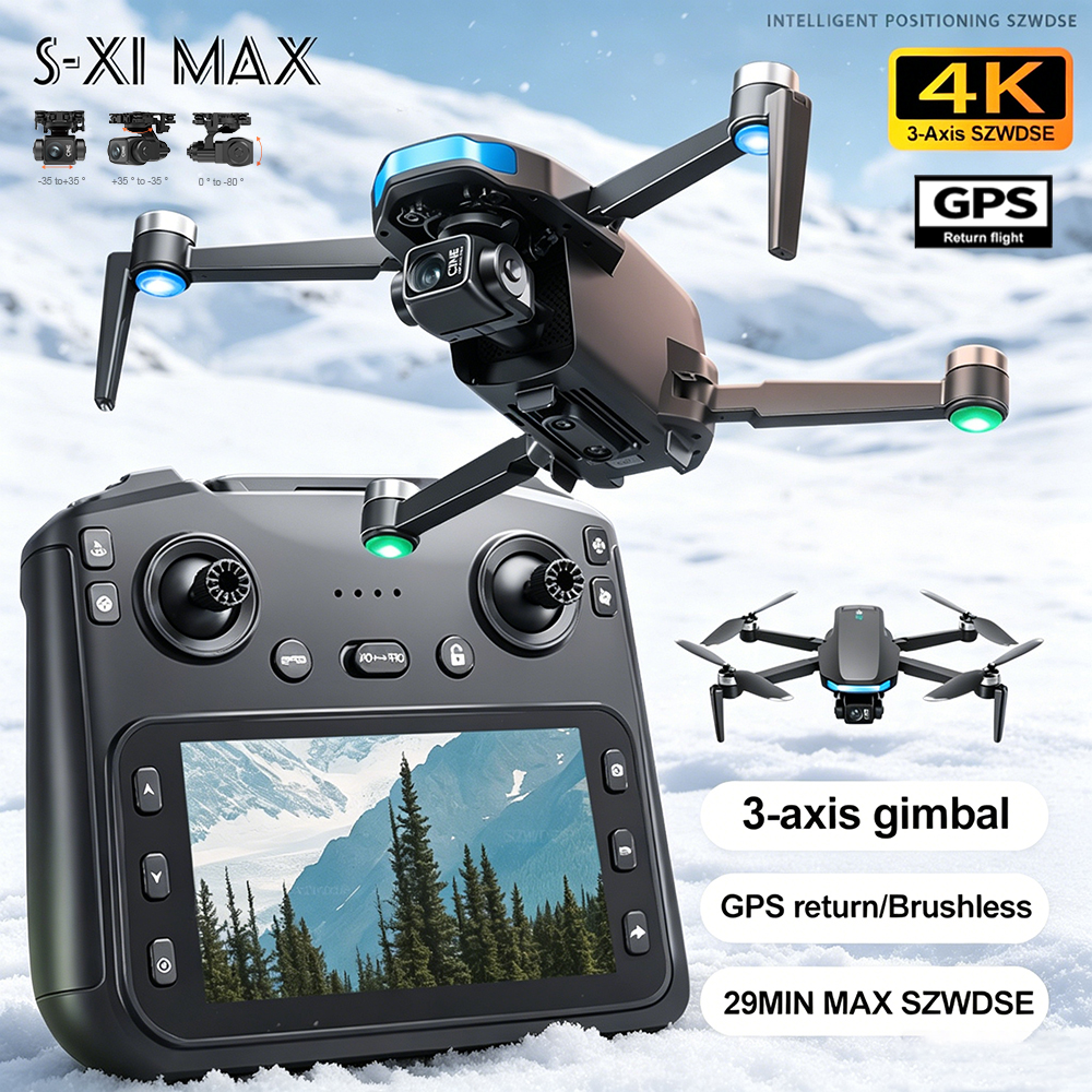 New S-X1 MAX Drone GPS 8K Prof - огляд і ціна Drone Racing Camera