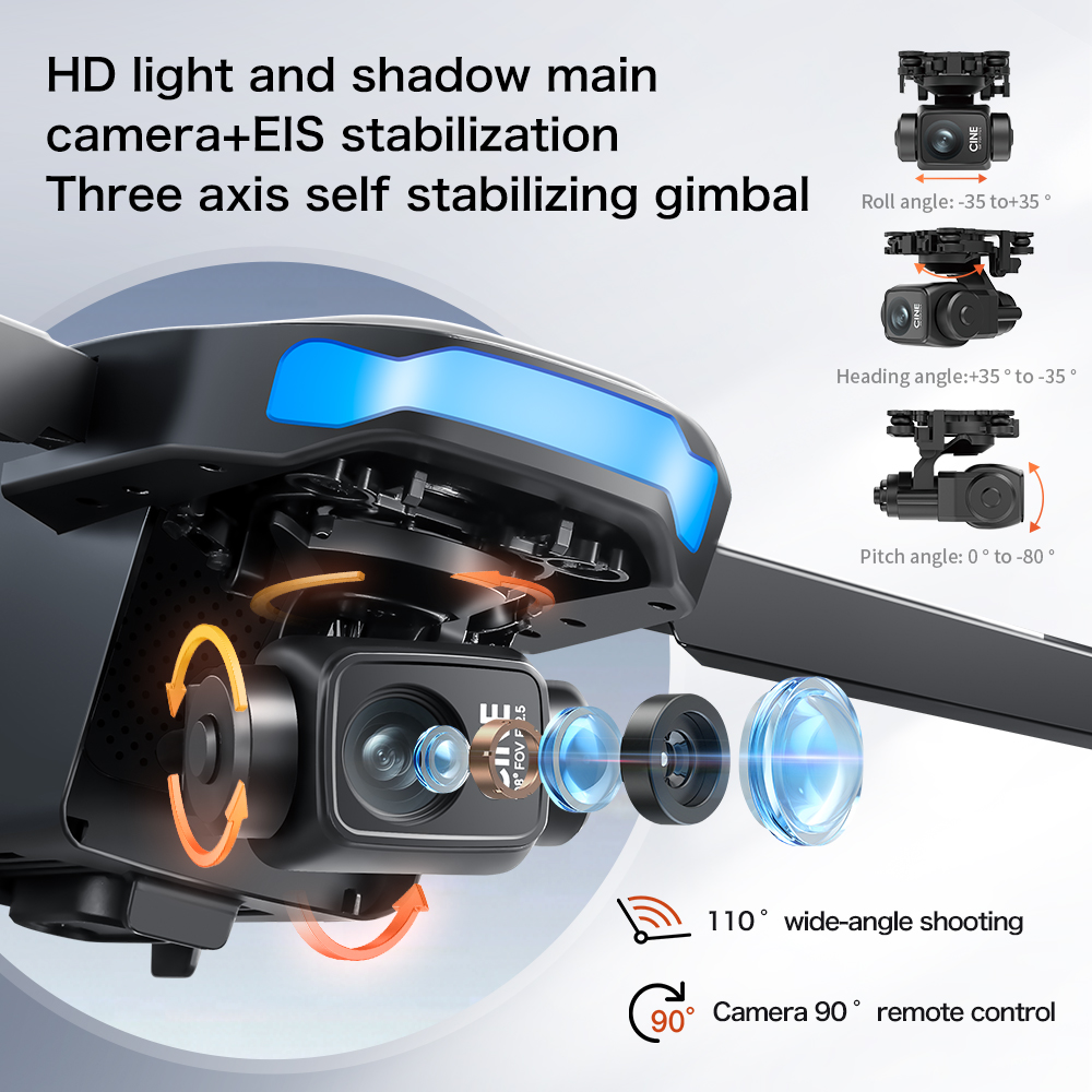 New S-X1 MAX Drone GPS 8K Prof - огляд і ціна Drone Racing Camera