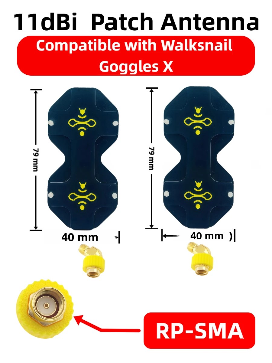 11dBi High Gain LHCP 5.8GHz Di - огляд і ціна Drone Racing Goggles